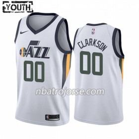 Barn Utah Jazz Tröja Jordan Clarkson 00 2019-20 Nike Association Edition Swingman